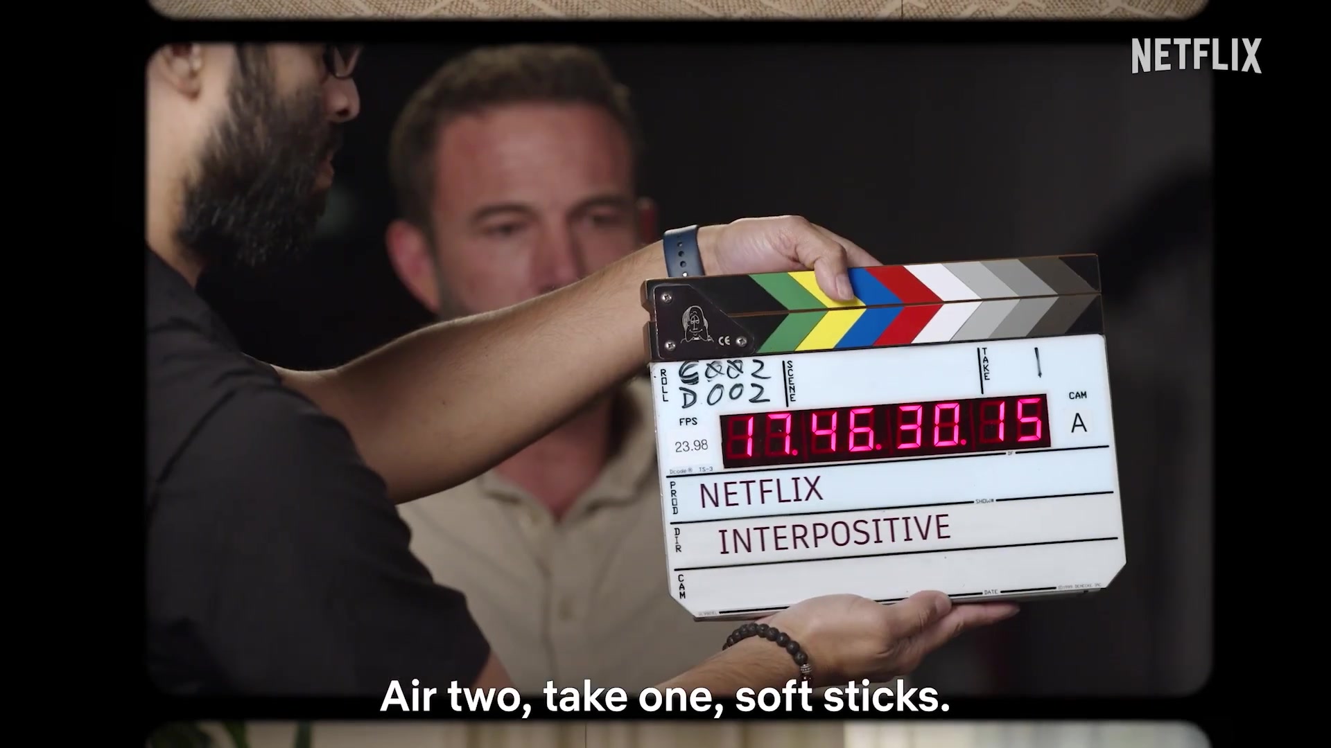 Frame from Netflix InterPositive announcement