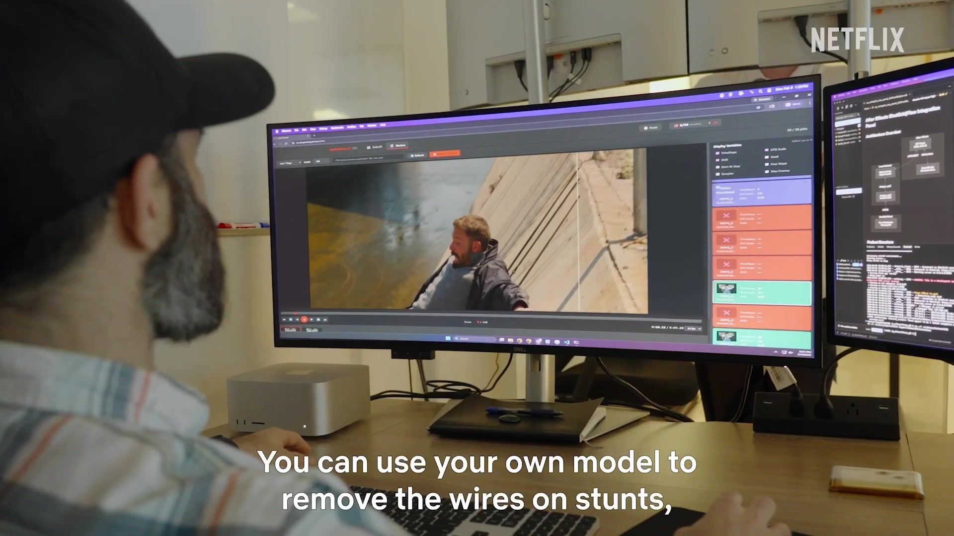 Frame from Netflix InterPositive announcement