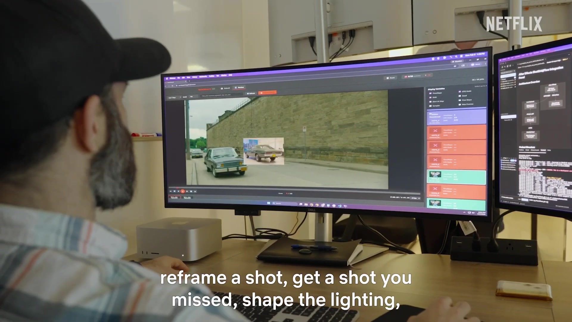 Frame from Netflix InterPositive announcement