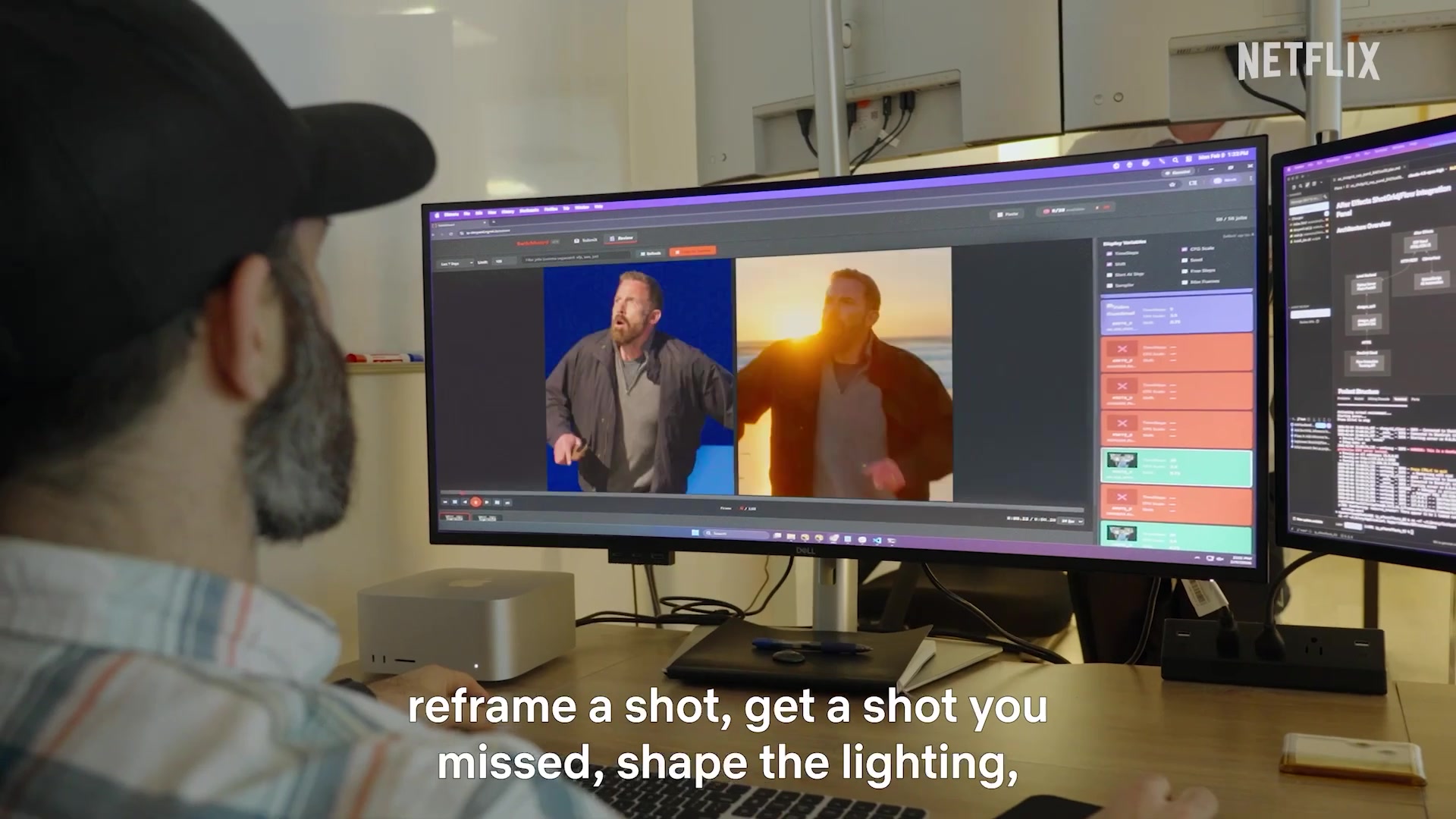 Frame from Netflix InterPositive announcement